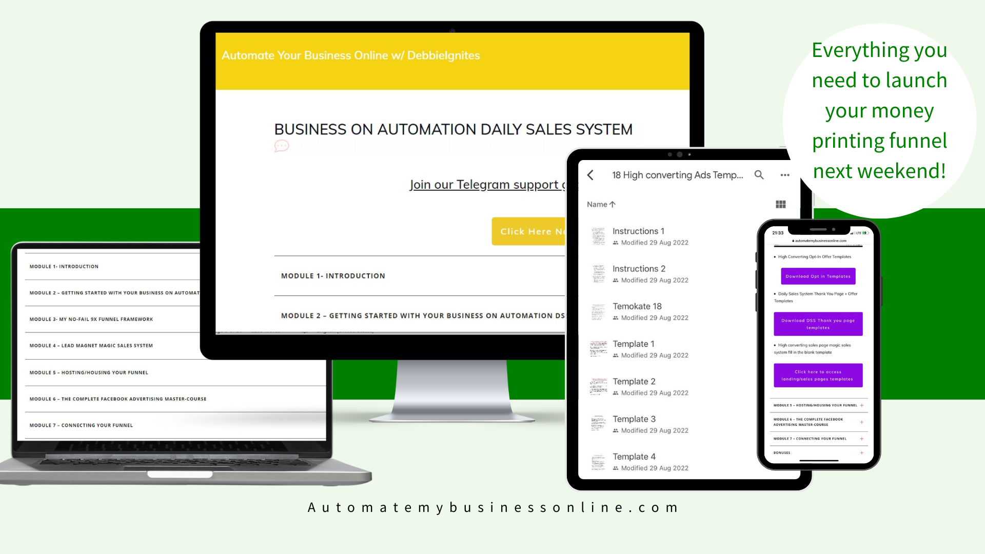 DebbieIgnites Automate your business online - Sales funnel